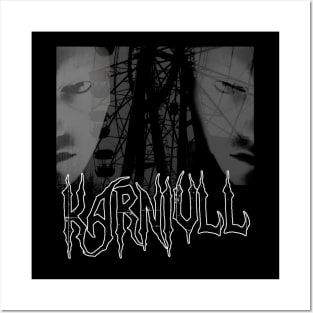 KARNIVLL (black and white) Posters and Art